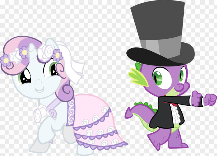 Just Married Rarity Rainbow Dash Princess Cadance Pony Spike PNG