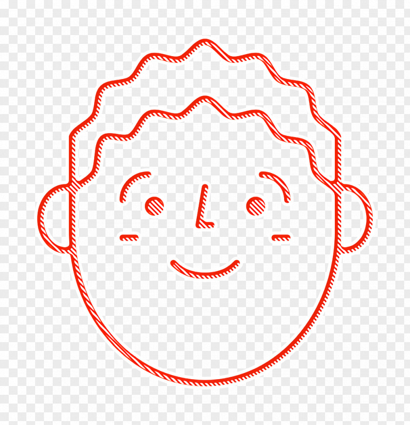 Man Icon Emoji Happy People Outline PNG
