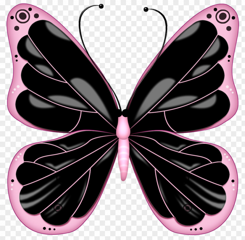 Pink Beautiful Cliparts Butterfly Drawing Clip Art PNG