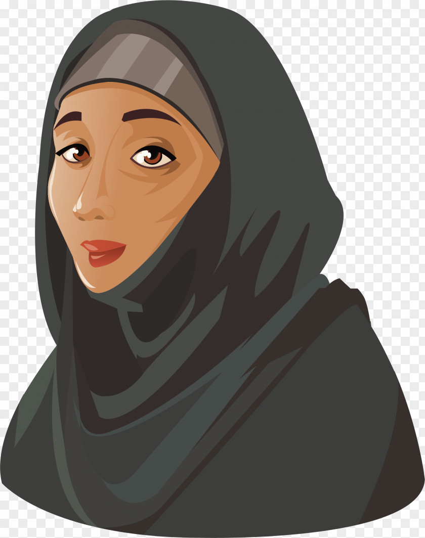 Women In The Middle East Illustration PNG
