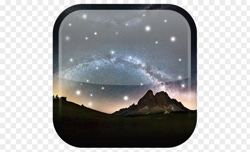 Android AppTrailers LG G Flex Night Sky Desktop Wallpaper PNG