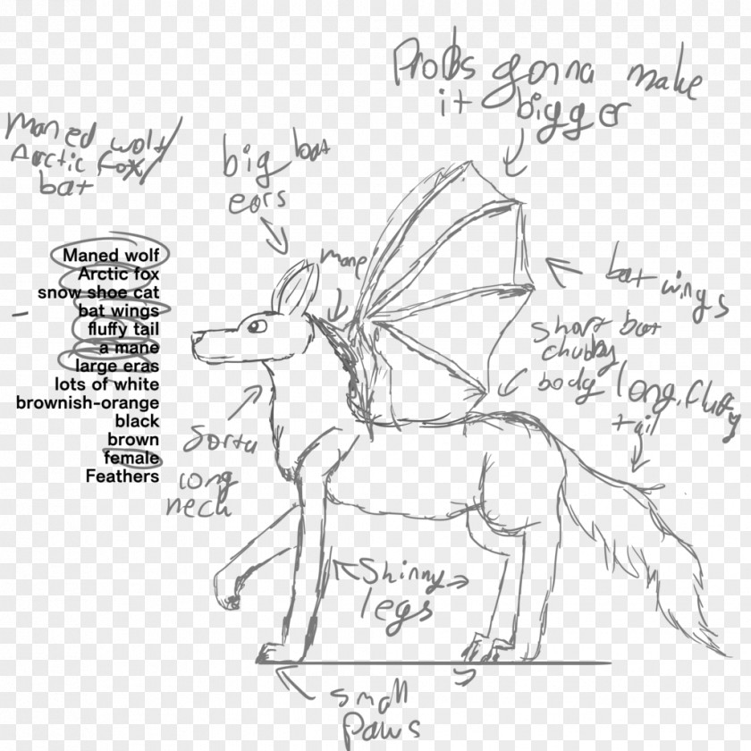 Blue Wolf Deer Horse Line Art Pack Animal Sketch PNG