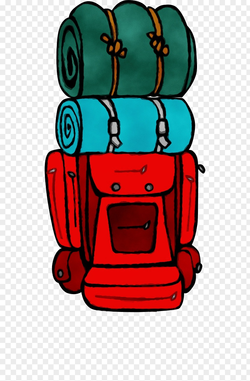 Cartoon Backpack PNG