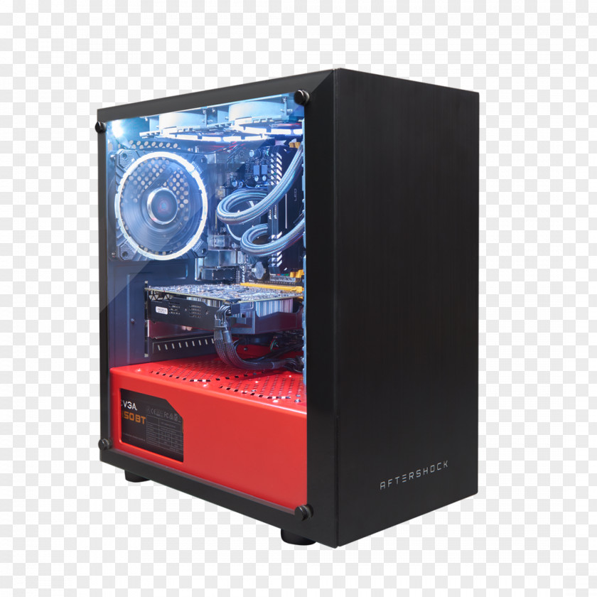 Central Processing Unit Computer Cases & Housings Aftershock Festival System Cooling Parts Toughened Glass PNG
