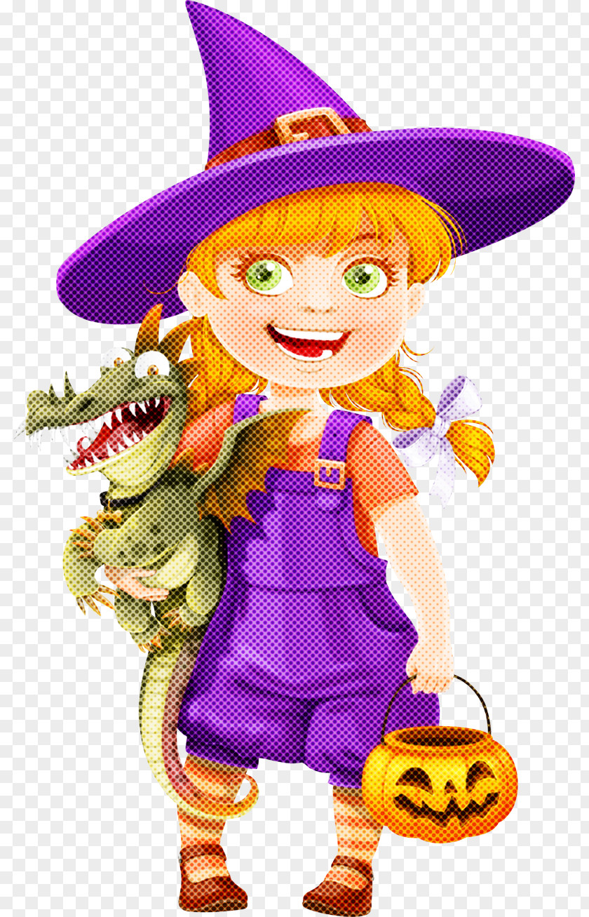 Costume Witch Hat Cartoon Smile Jester PNG