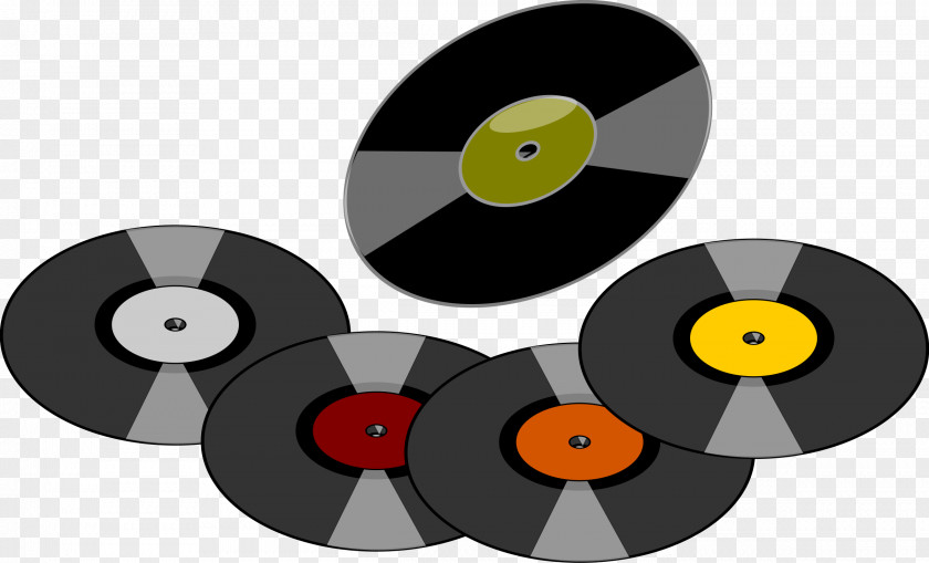 Disco LP Record Phonograph Clip Art PNG