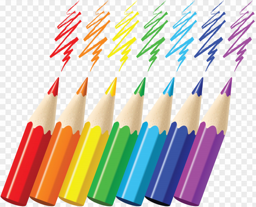Pencil Colored Watercolor Painting PNG