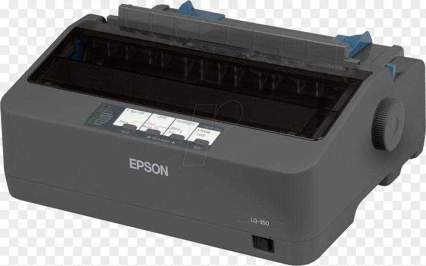 Printing Ink Dot Matrix Epson LQ-350 Printer Paper PNG