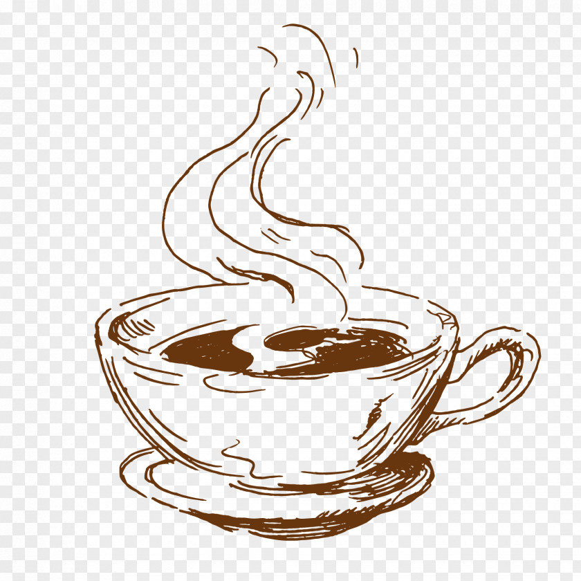 Tea Coffee Cup Mug Drawing PNG