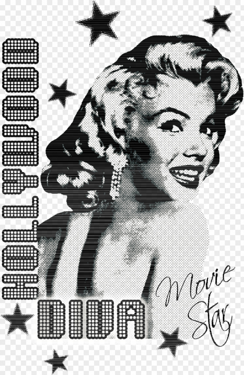 Vector Back Smile Marilyn Monroe T-shirt Printmaking Screen Printing PNG