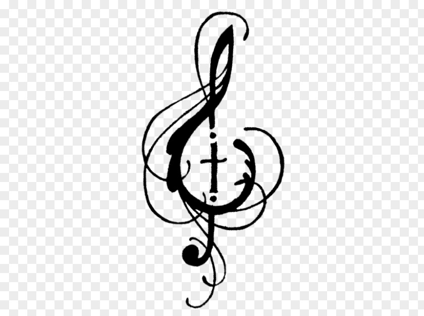 Alpha And Omega Tattoo Parlor Musical Note Theatre Clef Piano PNG