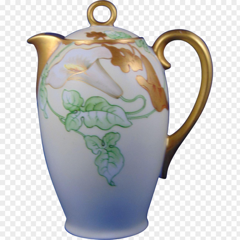 Callalily Art Porcelain Teapot Ceramic Pitcher PNG