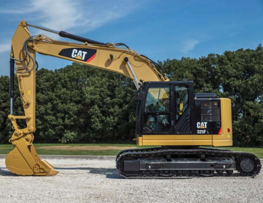 Excavator Caterpillar Inc. Heavy Machinery Crane Hydraulics PNG