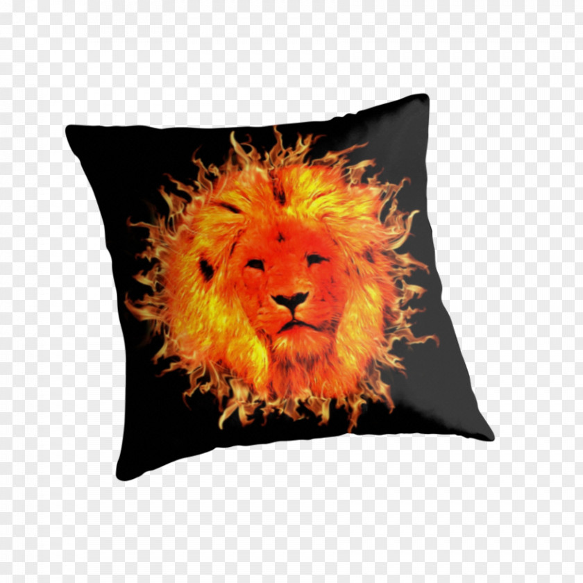FIRE LION Throw Pillows Cushion Undertale Toriel PNG