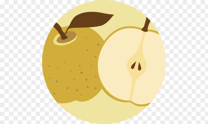 Squarespace Asian Pear Organic Product Clip Art PNG