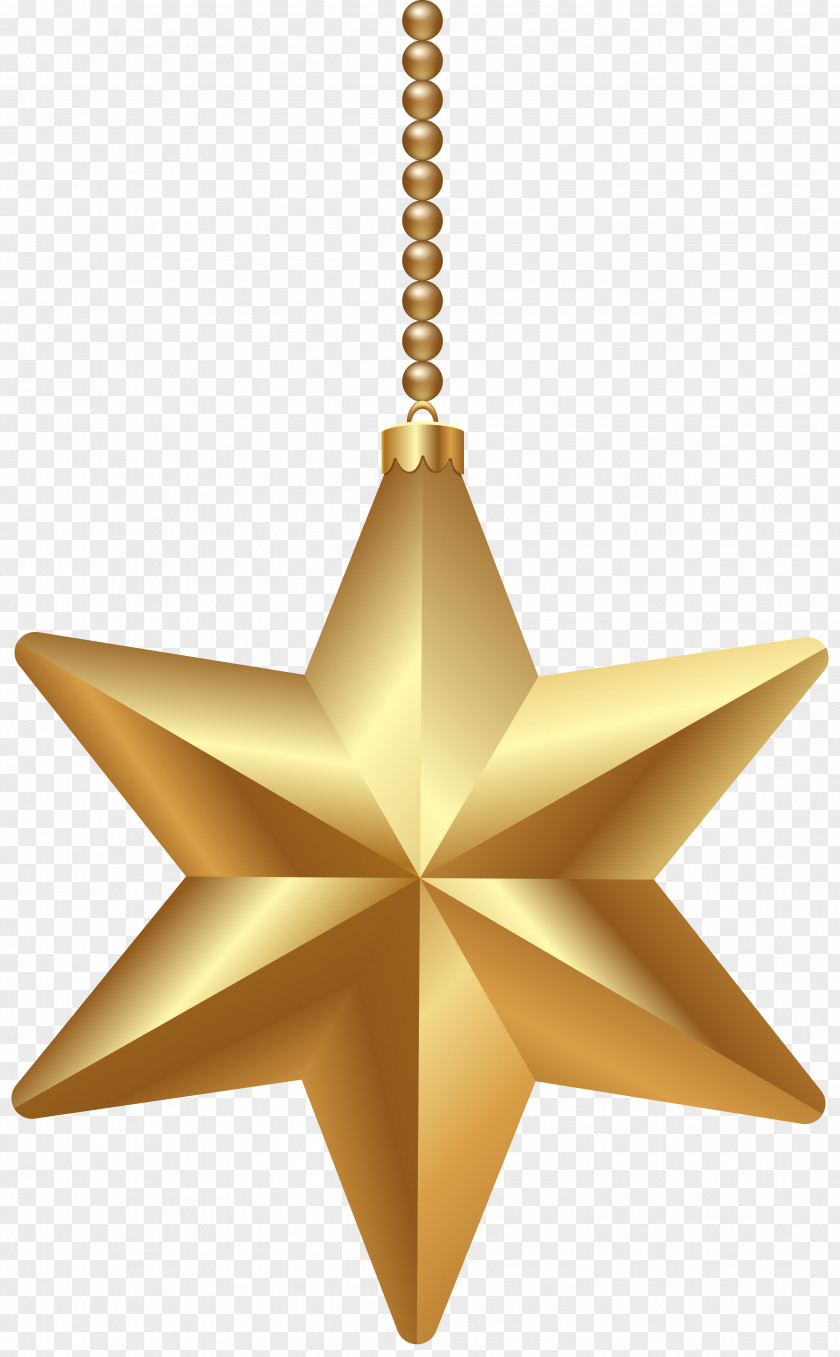 Gold Christmas Star Clipart Image Of Bethlehem Clip Art PNG