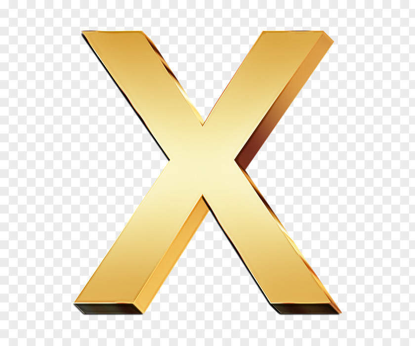 Metal Logo Yellow Font Symbol Cross Material Property PNG