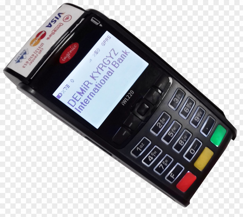 Pos Terminal Smartphone Feature Phone Point Of Sale Bank Payment PNG