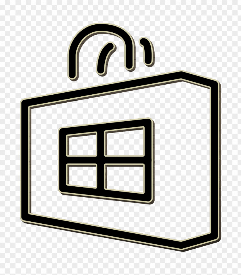 Rectangle Logo Shopping Icon PNG