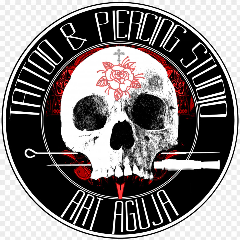 Skull Emblem Badge Logo PNG