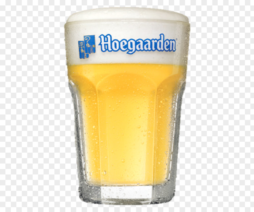 Beer Hoegaarden White X 1 Orange Drink Pint Glass Wheat PNG