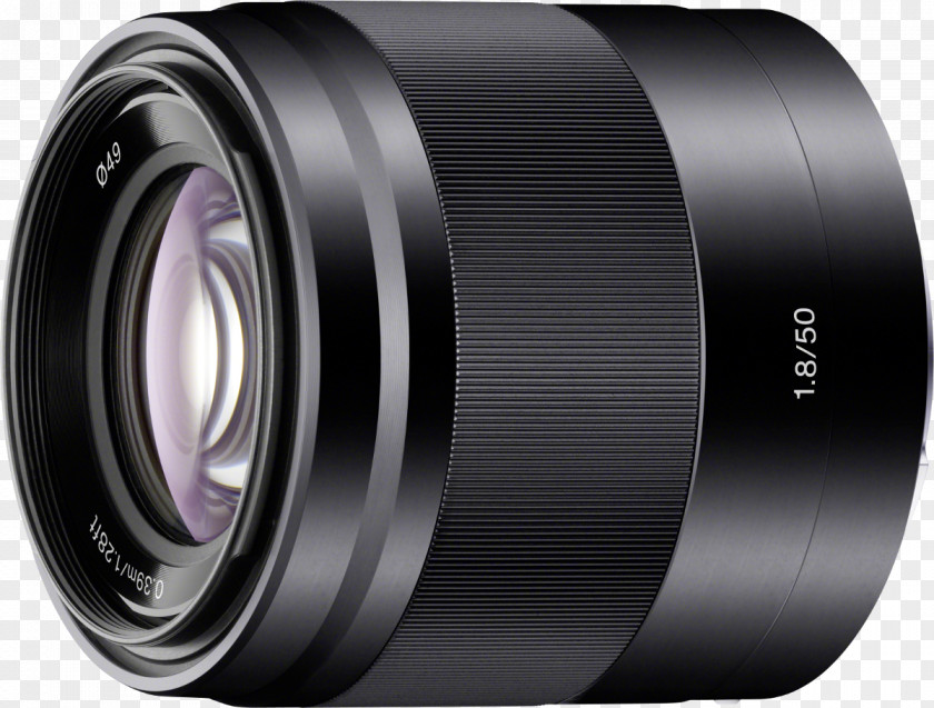 Camera Lens Sony E 50mm F/1.8 OSS E-mount α Prime PNG