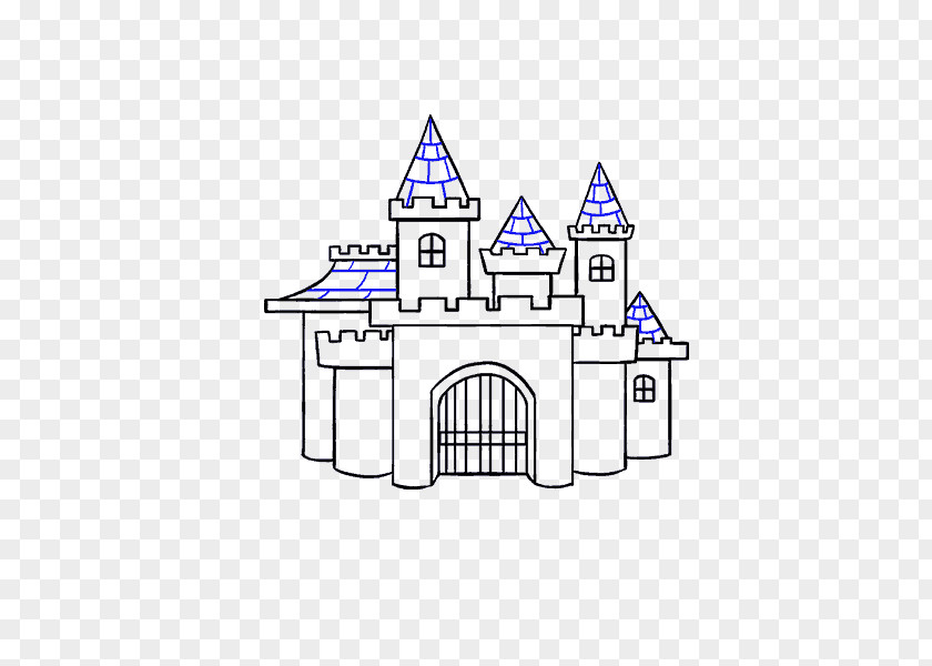Castle Drawing Middle Ages Image Cartoon PNG