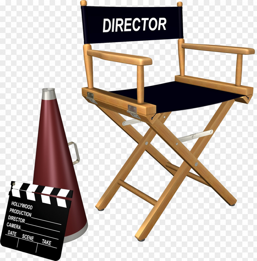 Chairs Clipart Film Director Director's Chair Clip Art PNG