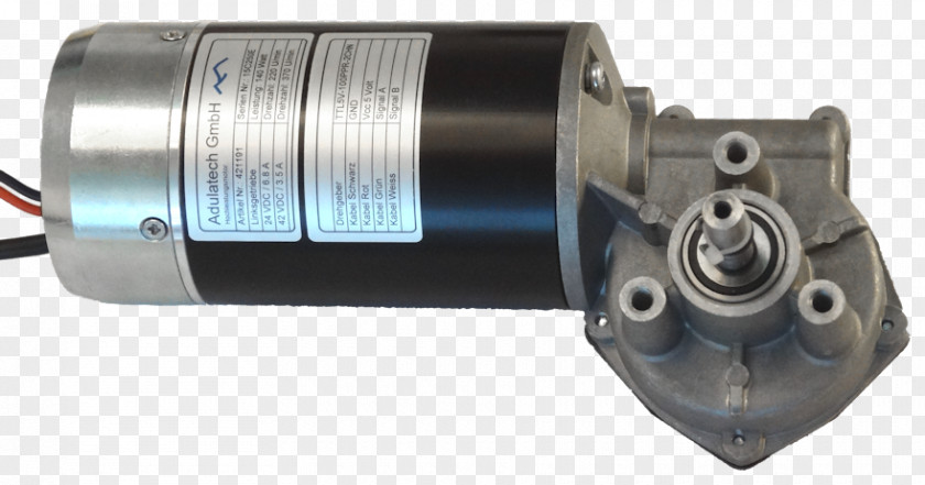 DC Motor Getriebe Car Electric Engine PNG