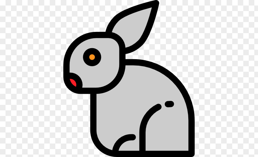 Easter Bunny Black And White Clip Art PNG