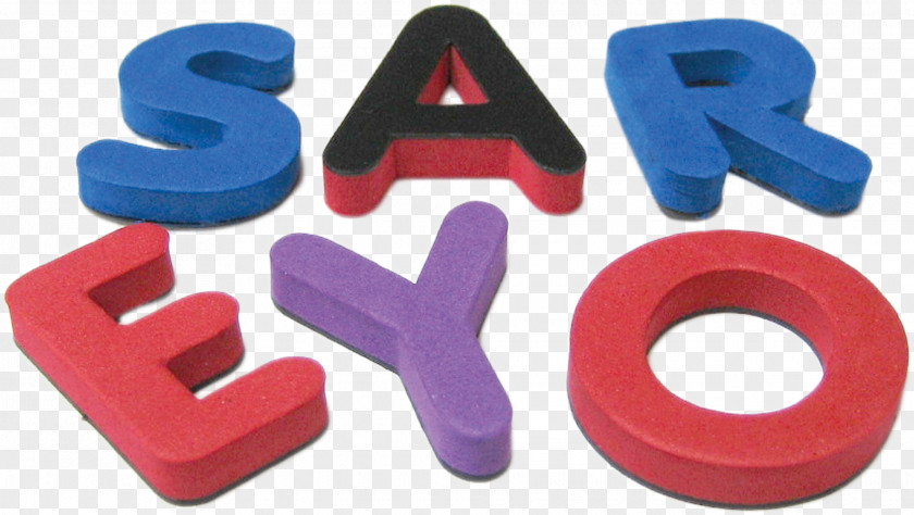 Magnetic Tape Letter Case Small Caps Vowel Foam PNG