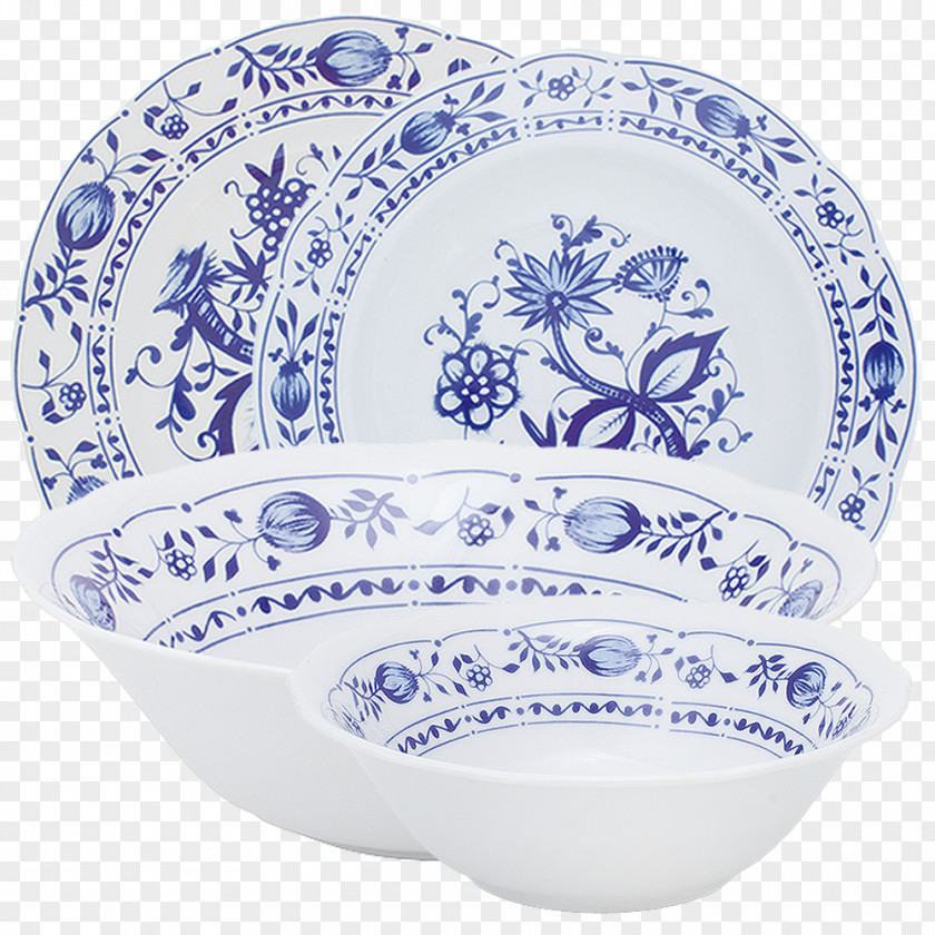 Porcelain Tableware Plate Kahla Blue Onion Sugar Bowl PNG