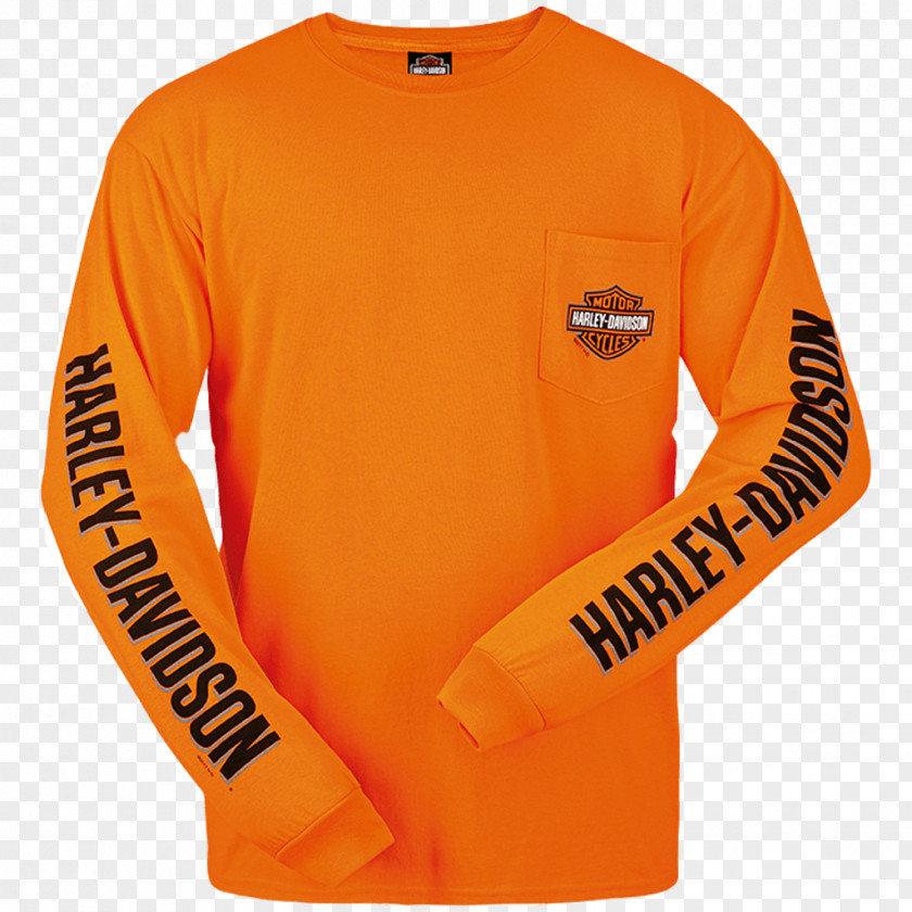 T-shirt Long-sleeved Harley-Davidson PNG