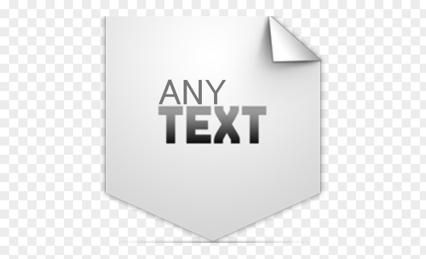 Text White Logo PNG