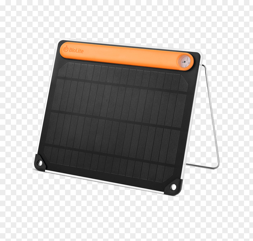BioLite SolarPanel 5 Charge USB Power Bank Solar Panels Battery Charger PNG