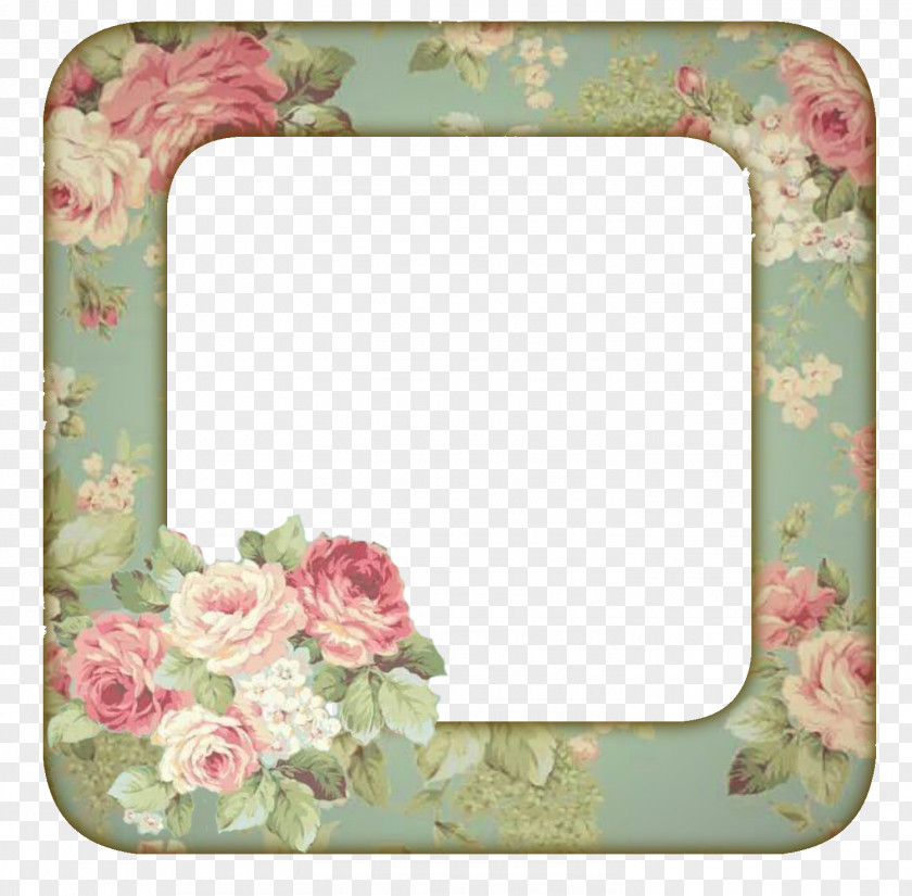 Flower Paper Decoupage Scrapbooking Picture Frames PNG