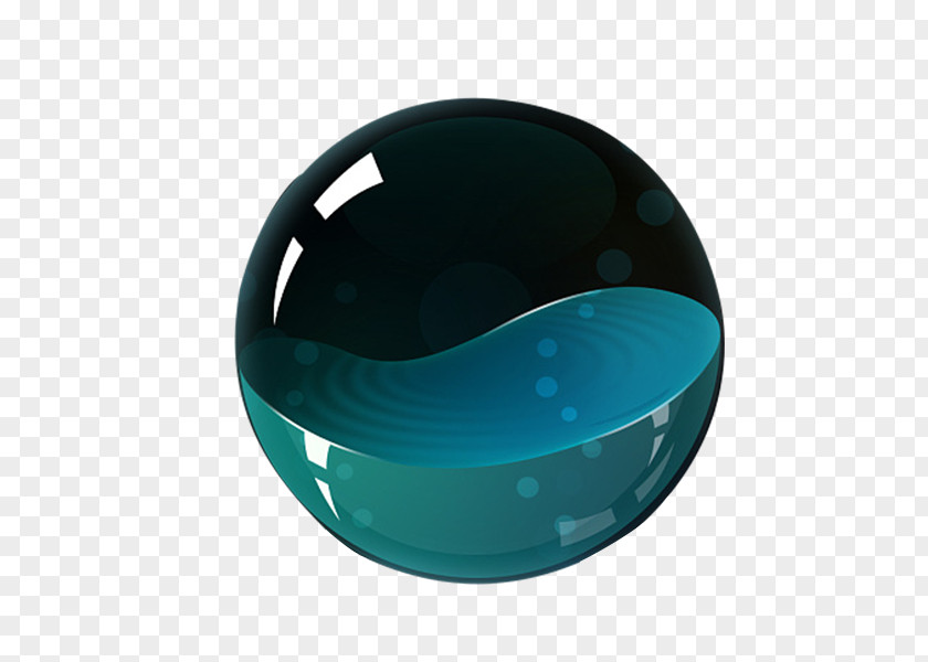 Glass Water Polo Transparency And Translucency Sphere Computer File PNG
