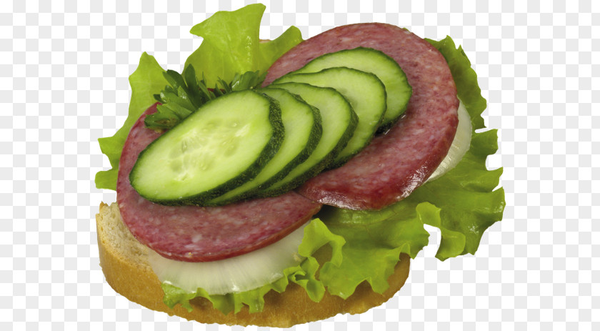 Sausage Butterbrot Hamburger Open Sandwich PNG