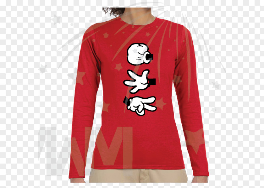 T-shirt Mickey Mouse Minnie Sleeve PNG