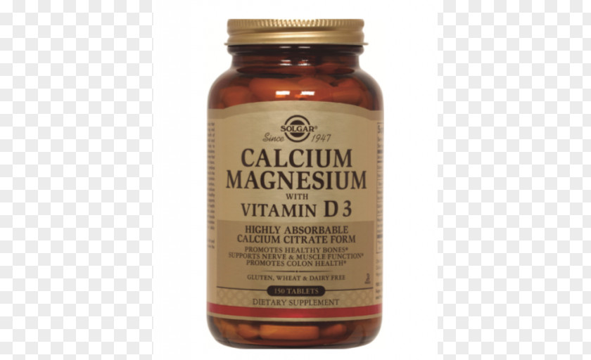 Calcium Vitamin Dietary Supplement Cholecalciferol D Magnesium Citrate PNG