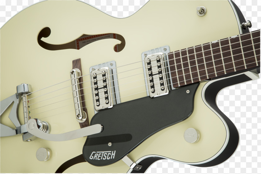 Electric Guitar Gretsch White Falcon Acoustic Bass PNG