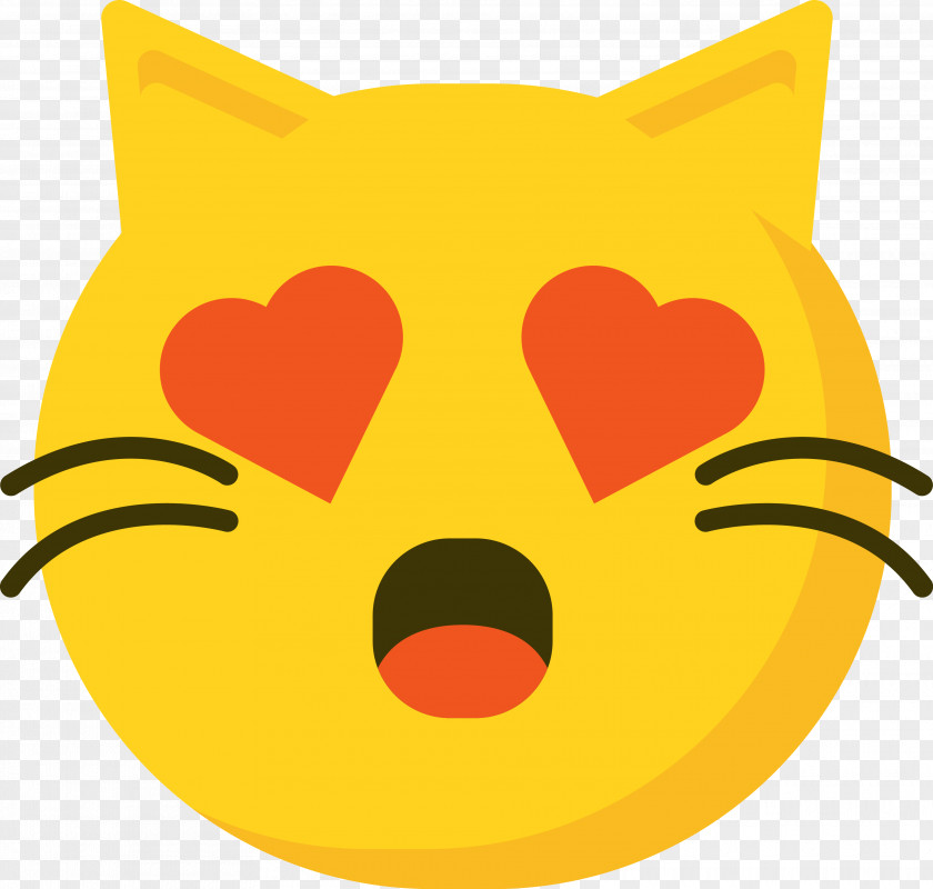 Emoji Cat Emoticon Smiley Whiskers PNG