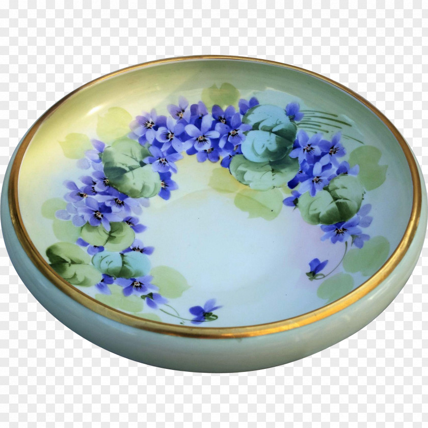 Plate Limoges Porcelain Bowl China Painting PNG