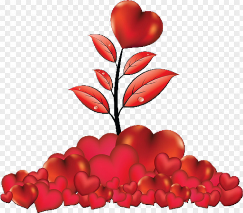 Romantic Heart Desktop Wallpaper PNG
