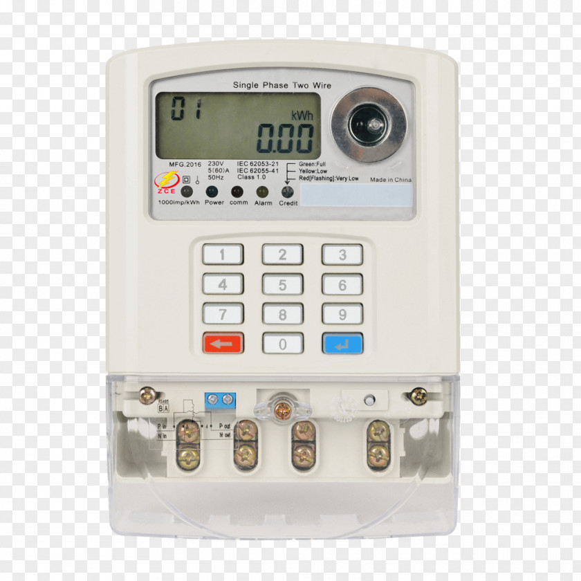 Smart Meter Electricity Grid Single-phase Electric Power PNG