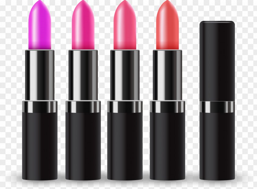 Bright Color Lipstick Illustration PNG