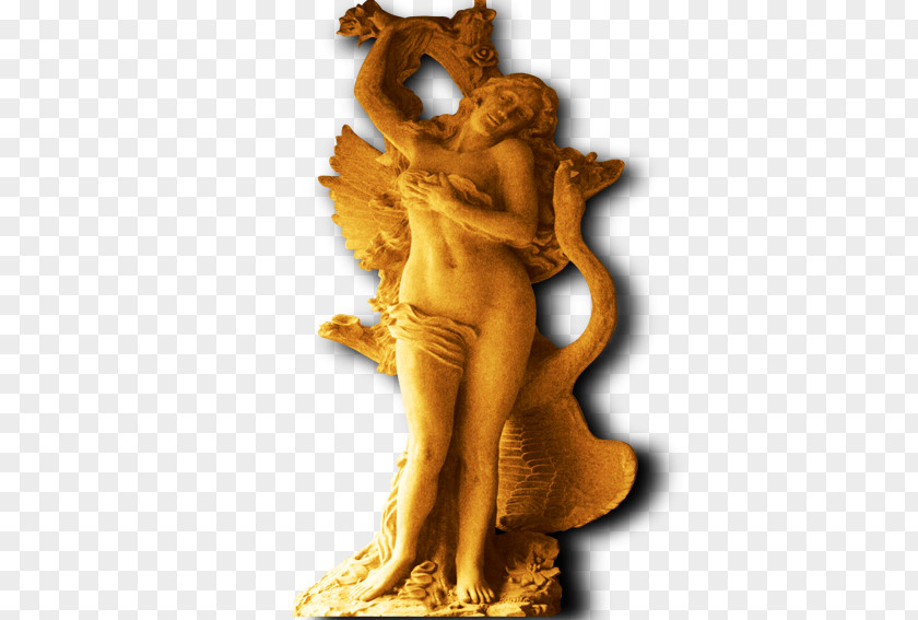 Laurel Goddess Sculpture Renaissance Statue PNG