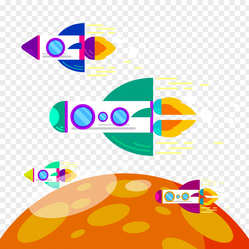 Rockets In Space Rocket Spacecraft Outer PNG