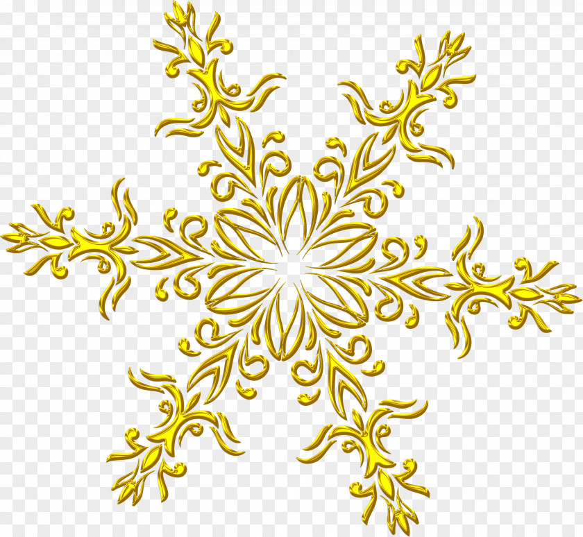 Snowflakes Line Art Clip PNG