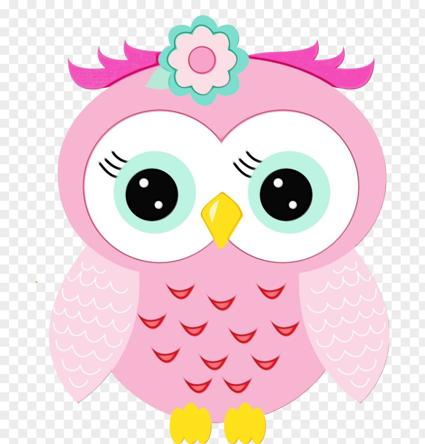Baby Products Bird Owl Pink Clip Art Of Prey PNG